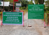 Chốt tự quản bảo vệ "vùng xanh" trên đường Phạm Hùng, xã Tân Tiến, thành phố Vị Thanh.