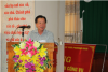 Ông Nguyễn Thanh Tùng, Phó Trưởng ban thường trực BCĐ Phòng, chống dịch bệnh nguy hiểm ở người tỉnh, Giám đốc Sở Y tế phát biểu chỉ đạo tại Hội nghị. Ảnh Bích Thiện