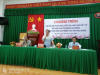 Ông Nguyễn Thanh Tùng, Giám đốc Sở Y tế, phát biểu tại chương trình gặp gỡ, đối thoại với viên chức, người lao động CDC Hậu Giang. Ảnh: Bích Thiện