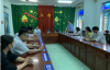 Đoàn giám sát làm việc tại trung tâm Y tế huyện Châu Thành A.