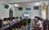 Quang cảnh tại buổi họp trực tuyến.