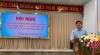 BSCK2. Lê Văn Chúc, Phó Giám đốc Trung tâm Kiểm soát bệnh tật tỉnh phát biểu tại buổi tập huấn.
