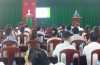 BSCKII Trương Văn Hạnh, Giám đốc Trung tâm Kiểm soát bệnh tật tỉnh  phát biểu khai mạc buổi tập huấn.