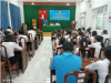 Đoàn chủ tọa giải đáp các thắc mắc của công đoàn viên.