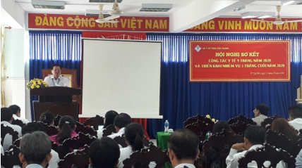 BSCK2. Nguyễn Thanh Tùng, Giám đốc Sở Y tế phát biểu chỉ đạo tại Hội nghị.