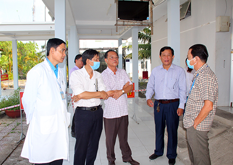 Sở Y tế khảo sát thực trạng cơ sở vật chất tại Bệnh viện Phổi tỉnh.
