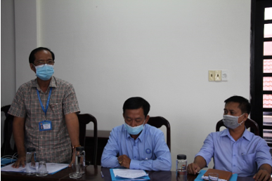 BSCK2. Đỗ Phát Hưng, Phó Giám đốc Sở Y tế đề nghị thành lập Ban chỉ đạo, Tổ phòng, chống Covid-19 và xây dựng phương án phòng, chống dịch tại các cở sở sản xuất kinh doanh.