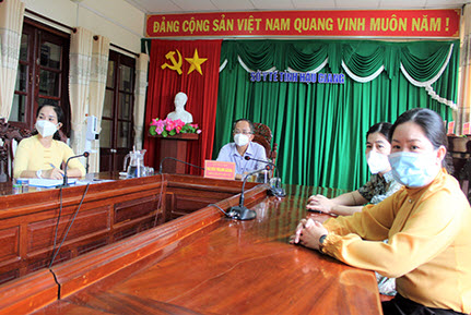 Các đại biểu tham dự hội thảo tại điểm cầu Sở Y tế tỉnh.
