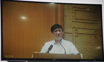 GS Nguyễn Thanh Long, Bộ trưởng Bộ Y tế phát biểu khai mạc tại hội nghị.