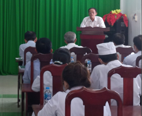 BSCK2. Nguyễn Thanh Giang, Phó Giám đốc Sở Y tế kết luận tại buổi giám sát.